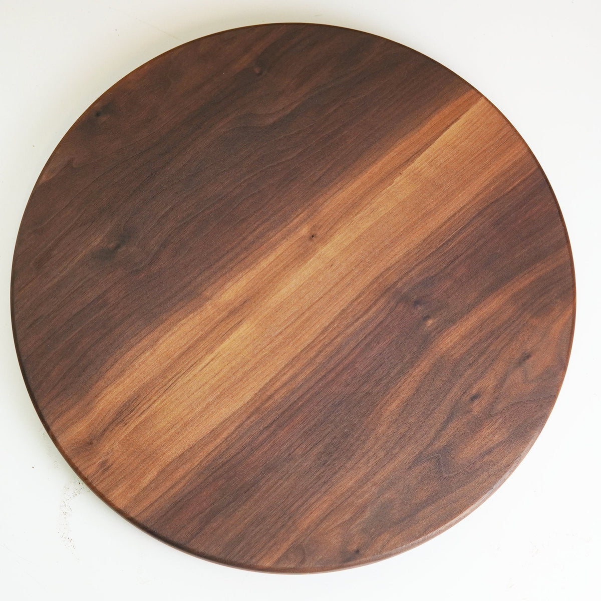 Walnut Lazy Susan | Multiple Size 10" to 28" | 1 Inch Thick Solid Hardwood | Low Profile | Turn Table | Centerpiece | Kitchen Décor
