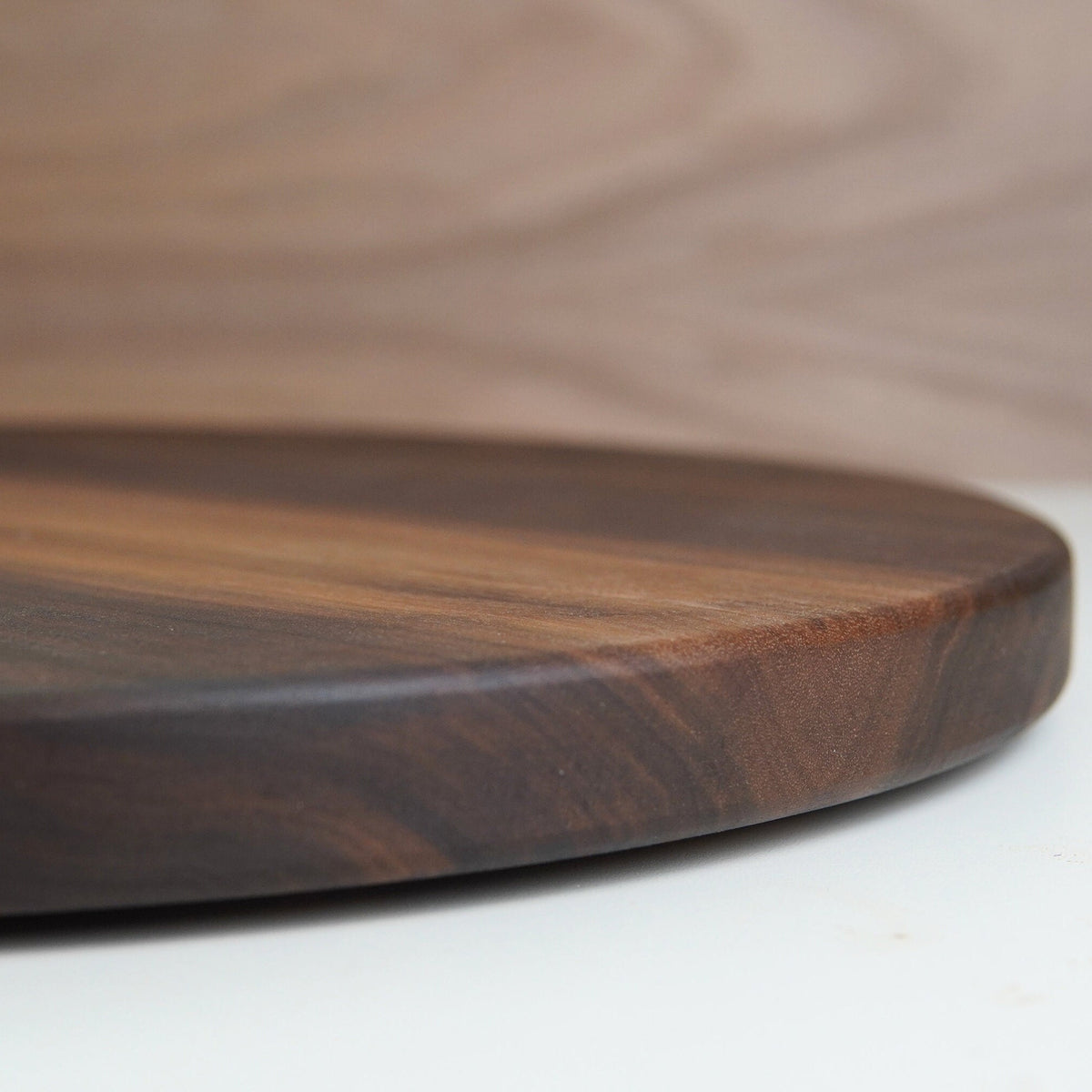 Walnut Lazy Susan | Multiple Size 10" to 28" | 1 Inch Thick Solid Hardwood | Low Profile | Turn Table | Centerpiece | Kitchen Décor